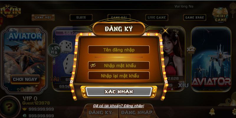 Đăng Ký – Đăng Nhập iWIN Nhanh Trong 1 Phút