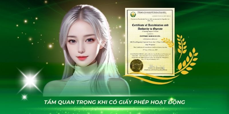 Giấy phép hoạt động Vì sao giấy phép hoạt động lại quan trọng trong lĩnh vực casino?